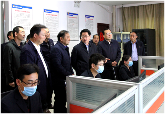 安徽省副省長、市委書記楊光榮來到集團公司調(diào)研安全生產(chǎn)工作